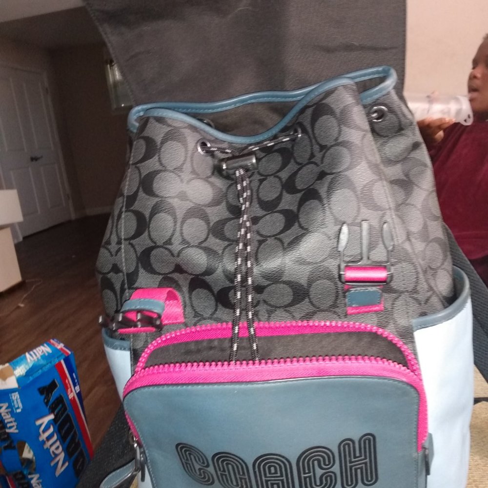 **SOLD**  Coach Track Backpack - Picture 2 of 8